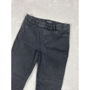 Judy Blue‎ Jeans Womens 9/29 Charcoal Black Pull On Skinny Stretch (30X27)